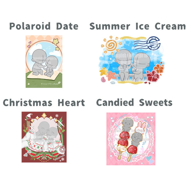 I offer seasonal YCH commissions. check out my platforms for inquiry. ✨